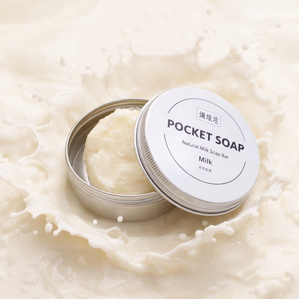 Pocket Soap With Natural Milk Ingredients